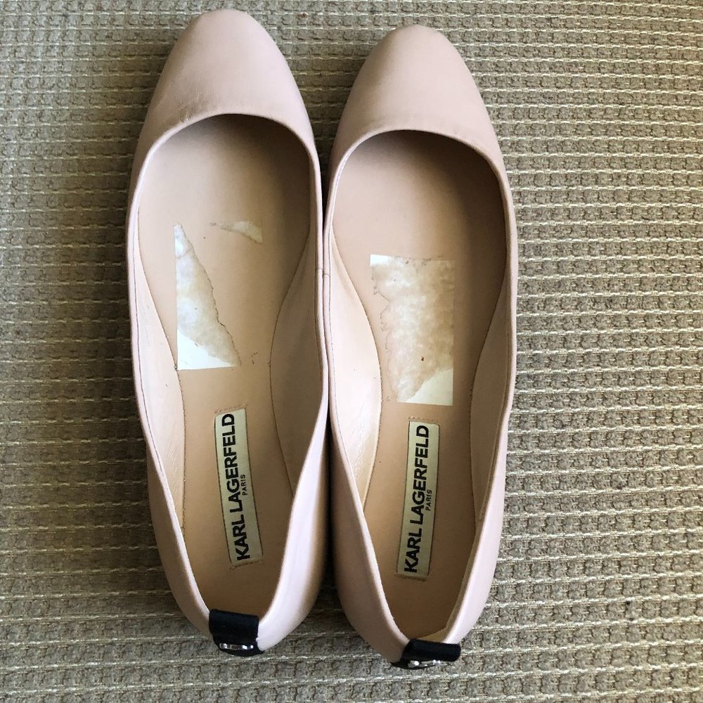 Karl Lagerfeld Paris Women's Slip on Vada Ballet Flat. - Picture 6 of 12